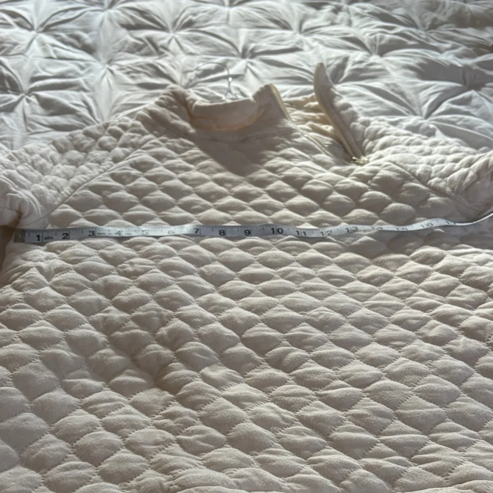 Talbots Cream Quilted Jacket - Picture 5 of 8